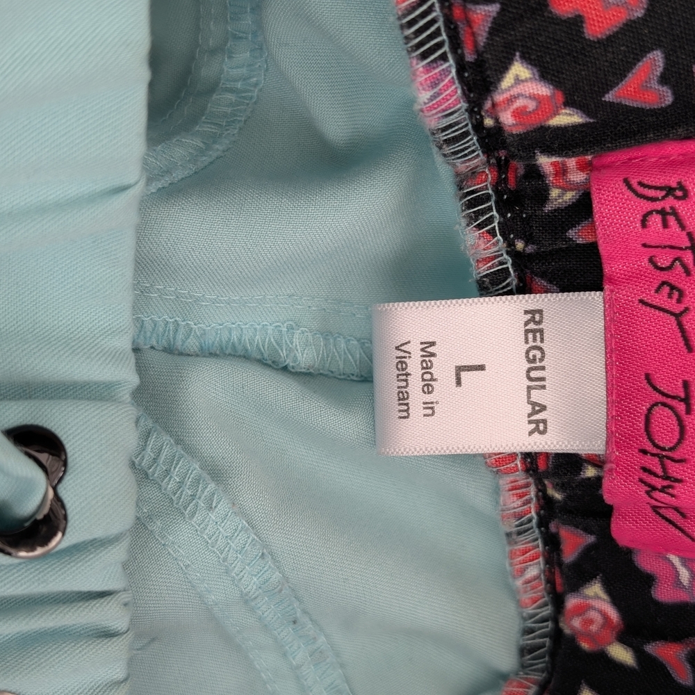 Betsey Johnson Fresh Mint Jogger Scrub Pants - Picture 5 of 5